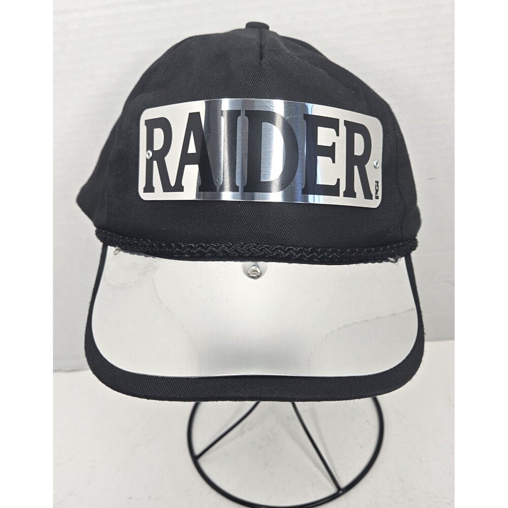 Vintage 90s Los Angeles Raiders Baseball Hat Snapback NFL RARE HTF
